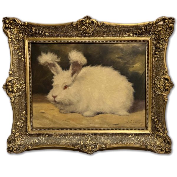 Pamacs fülű nyuszi - Beazonosításra váró művész