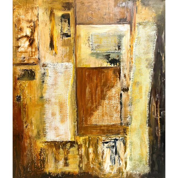 R. Makt jelzéssel - Absztrakt kép vászonnal