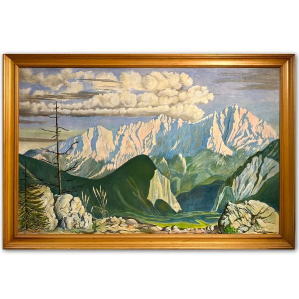 Bachner jelzéssel - Befelhősödött táj, 1987