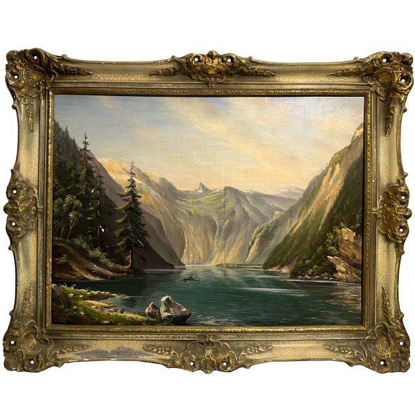 Mesebeli tó a hegyek között - Beazonosításra váró művész