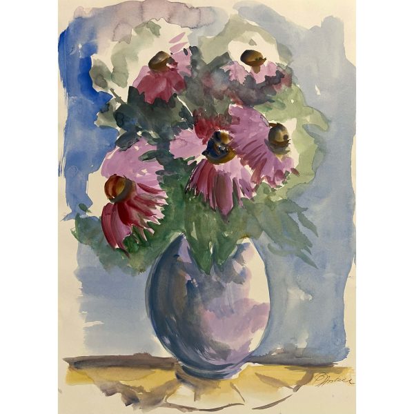 Csendélet lilában - Beazonosításra váró művész