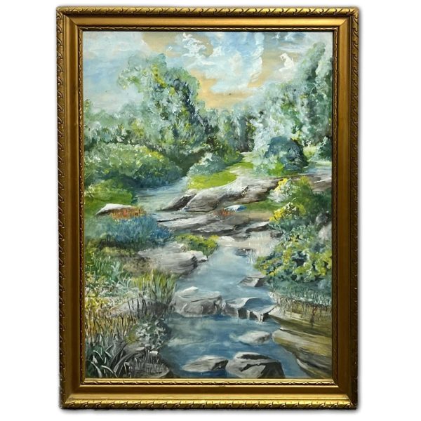 Erdei patak - Beazonosításra váró művész