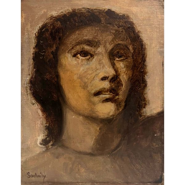 Barna göndör fürtök - Beazonosításra váró művész