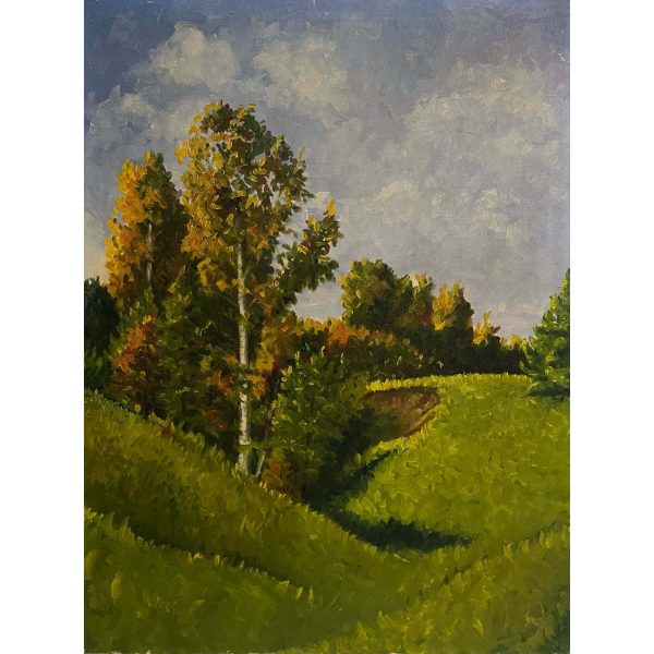 Zöldellő dombok - Ismeretlen festő