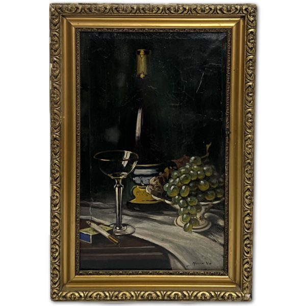 Murin Vilmos (1891-1952) Kompozíció égő cigarettával