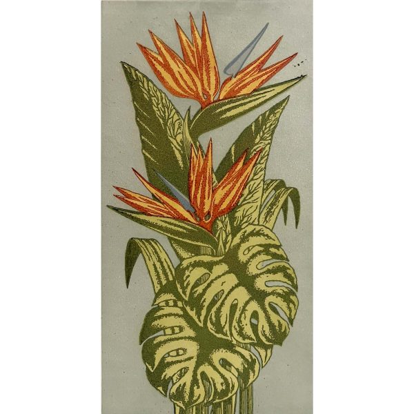 Jánosi Sándor (1927-1982) Strelicia (Papagájvirág)