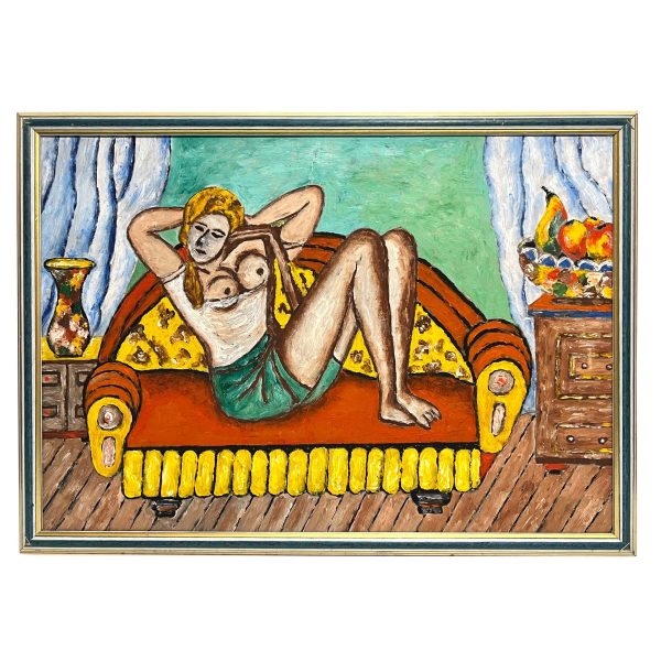 Otto Eder (?-?) Modell a kanapén, 2010