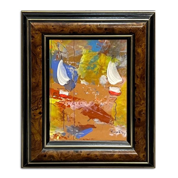 Vitorlások a vízen, 2000 - Beazonosításra váró művész