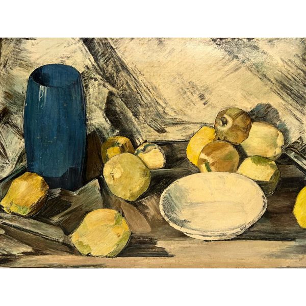 Kék váza gyümölcsökkel - Ismeretlen festő