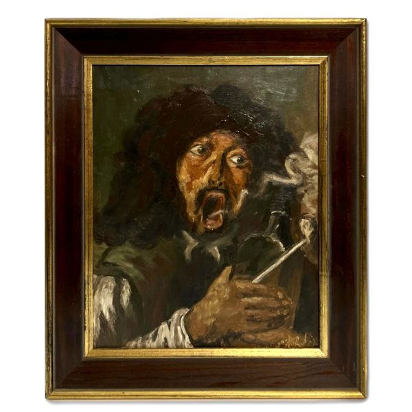 Pipázó ember - Beazonosításra váró művész