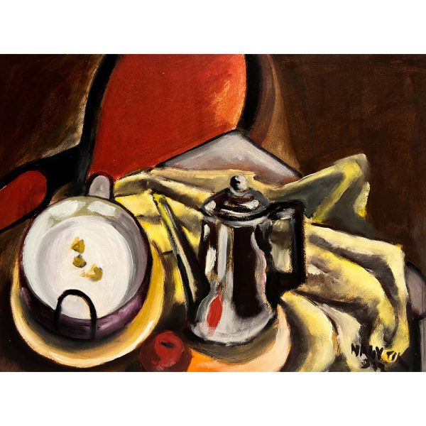 Nagy T. jelzéssel - Csendélet kávéfőzővel, 1977