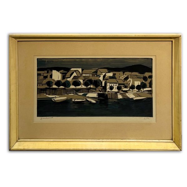 Litkei József (1924-1988) Dunapart