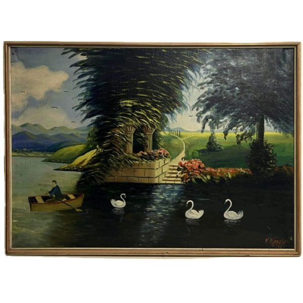 F. Keszler jelzéssel - Csónakkal a hattyúk között, 1963