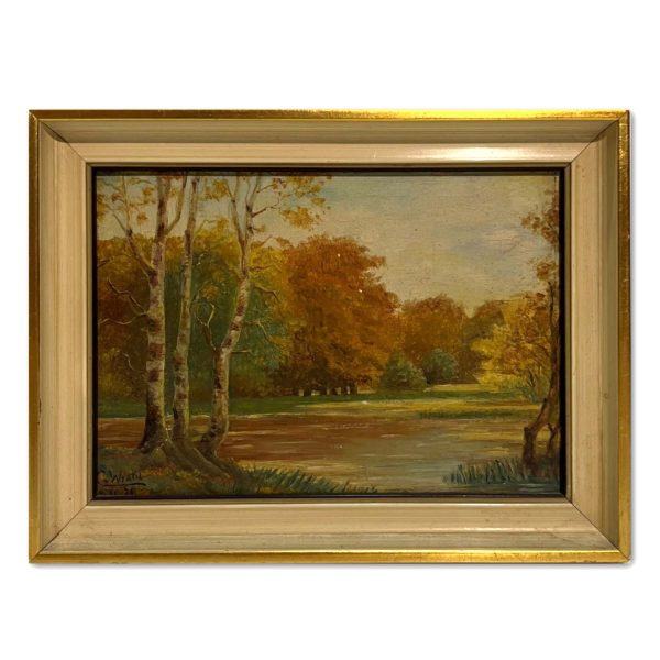 G. Wratil jelzéssel - Őszi tópart, 1938