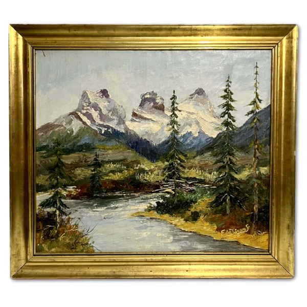 Valent Ede József (1945-2011) Hófödte hegycsúcsok