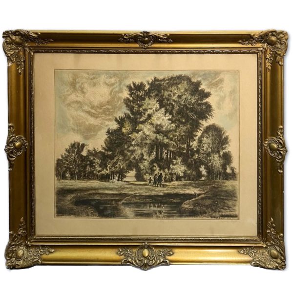 Herman Lipót (1884-1972) - Komjáti-Wanyerka Gyula (1894-1958) Őszi táj, 1954