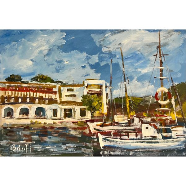 Bánfi József (1936- ) Smokvicai hajókikötő