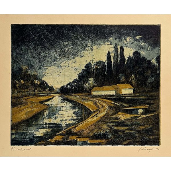Szűcs János (1917-1995) Patakpart