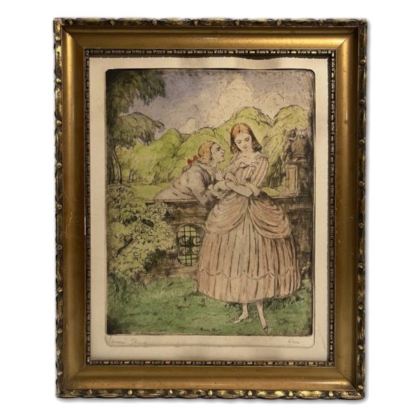 Udvarló - Beazonosításra váró művész