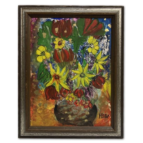 HB jelzéssel - Virágkompozíció, 1986