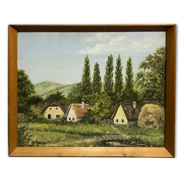 N. Czuczy M. jelzéssel - Falusi táj