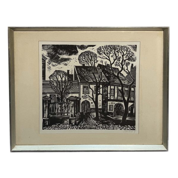 Bordás Ferenc (1911-1982) Kisvárosi utcakép