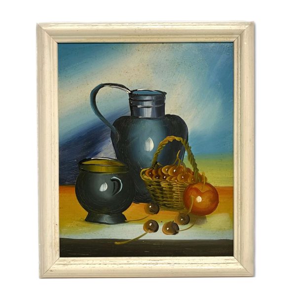 Csendélet kék vizes kancsóval - Ismeretlen festő