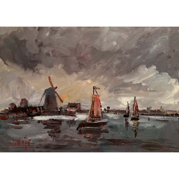 Bánfi József (1936- ) Holland táj