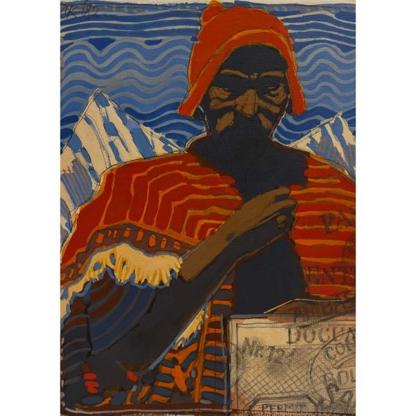 Claus Knézy (1936-2009) Tibeti serpa, 1982