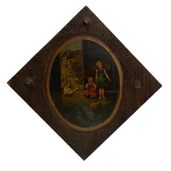 Gyerekek libákkal II. - Ismeretlen művész