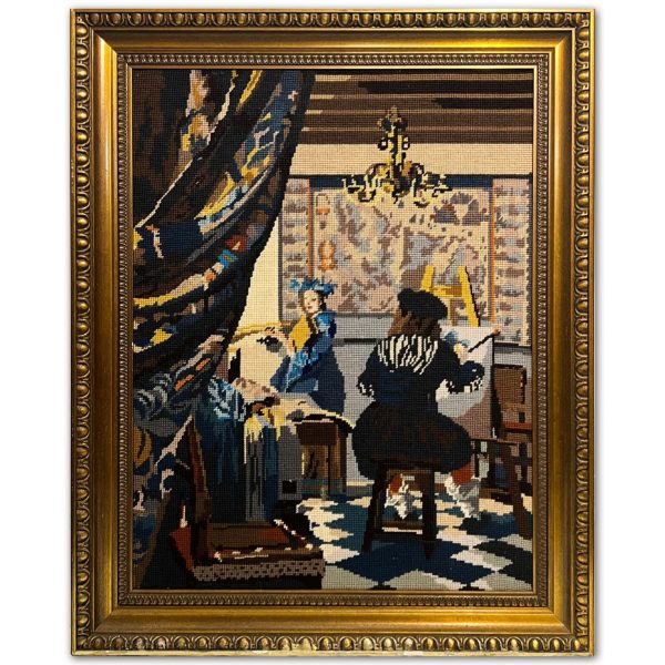 Művész munka közben