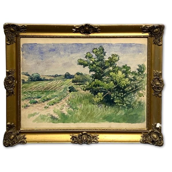 Gebauer Ernő (1882-1962) Zöldellő vidék