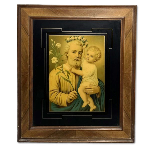 József a kis Jézussal