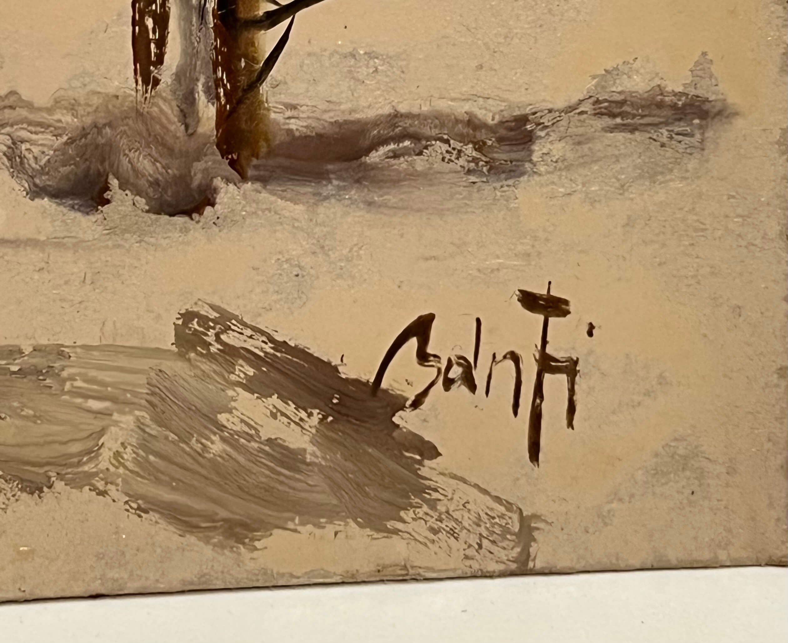 Bánfi József (1936- ) Behavazott Kis-Balaton I. - Image 4