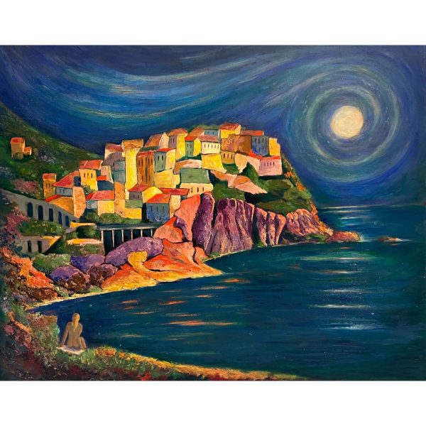 Székely Endre (1917-2014) Riviera di Levante, 1995