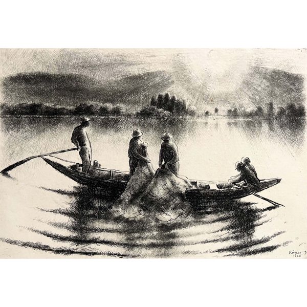 Kórusz József (1927-2010) Halászok, 1965