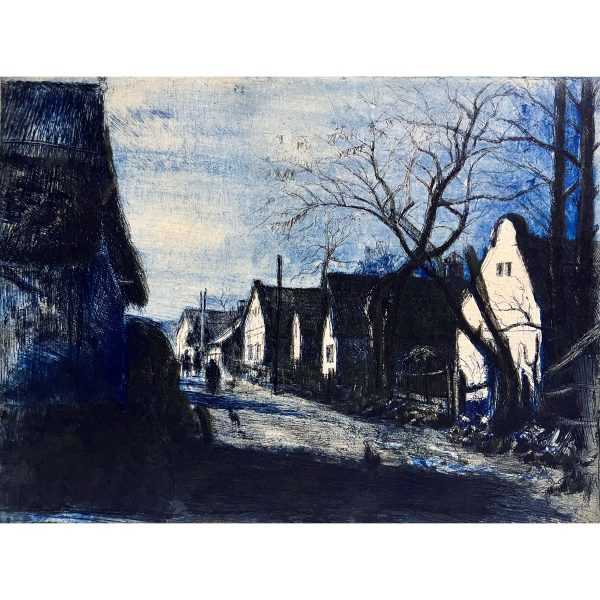 Élesdy István (1912-1987) Falusi utca