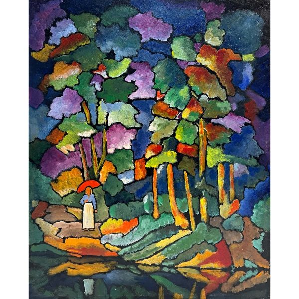 Székely Endre (1917-2014) Színek az erdőben, 1979