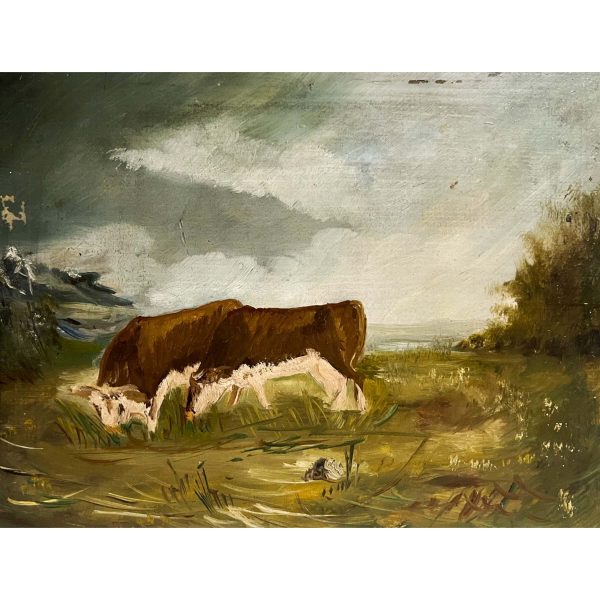 Legelésző tehenek - Ismeretlen festő