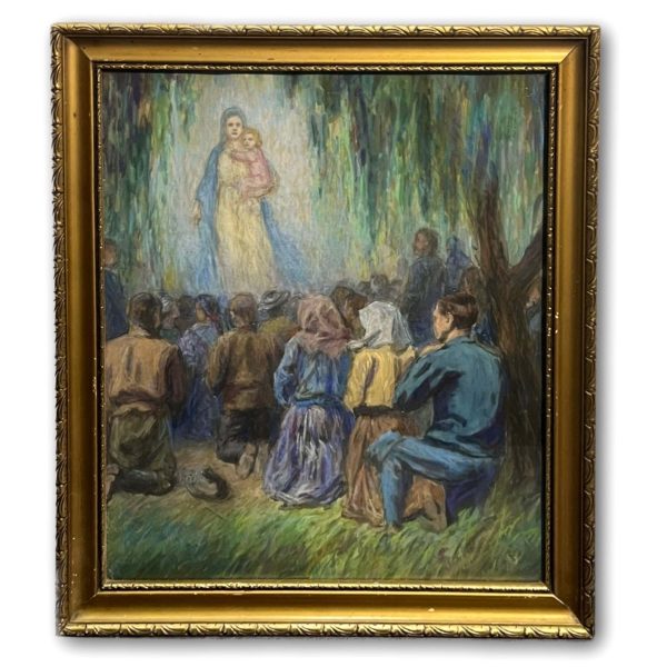 Mária-jelenés - Beazonosításra váró művész