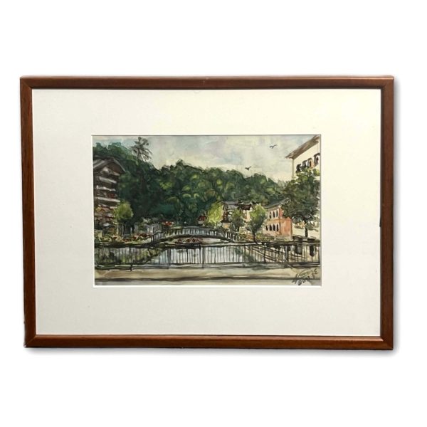 Kovács Ernő (1940- ) Bajor városka, 2017