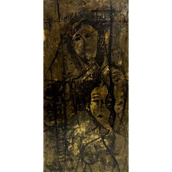 Pár aranyban-feketében, 1969 (?) - Beazonosításra váró művész