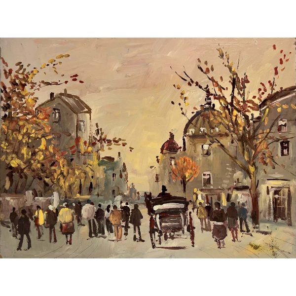 Bánfi József (1936-) Őszi nyüzsgés