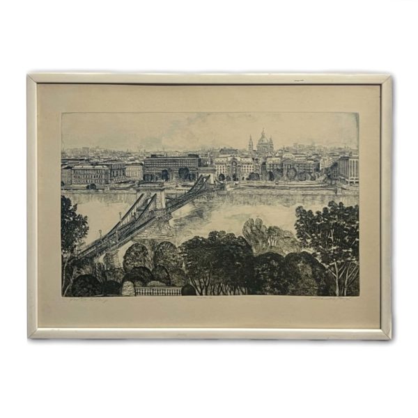 Kádas István (1941- ) Pesti látkép