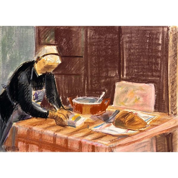 Varga Ferenc (1928-2019) Terítés, 1974