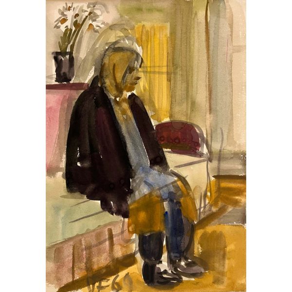 Varga Ferenc (1928-2019) Magányosan, 1969