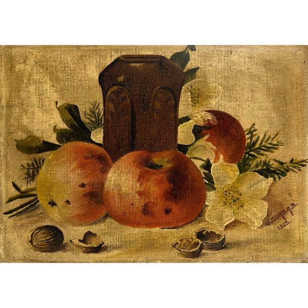 Csorba B. jelzéssel - Kompozíció almákkal, 1923
