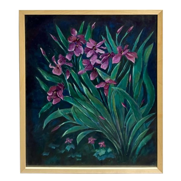 Székely Endre (1917-2014) Lila íriszek