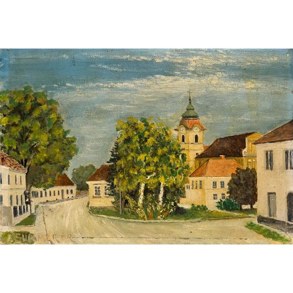 F. Summerer jelzéssel - Főtér templommal
