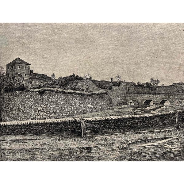 Nyári Lóránt (1928-1982) Tatai vár, 1970